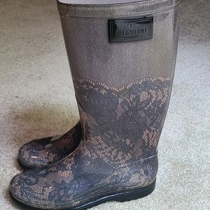 VALENTINO Rainboots Euro-size 39 (8.5 US)